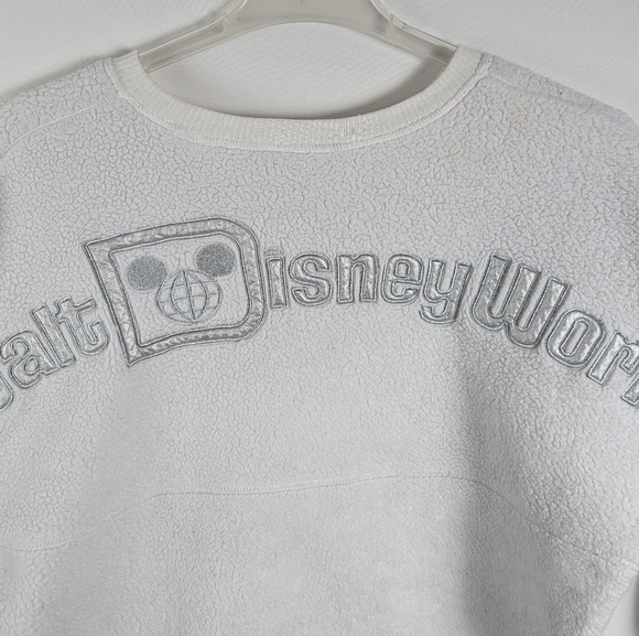 Walt Disney World Parks Authentic Spirit Jersey Sherpa Pullover Women's Size L - Picture 10 of 11